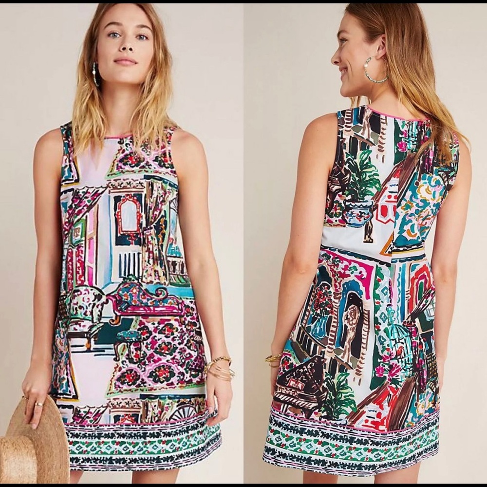 Anthropologie Amelia Mini Shift Dress